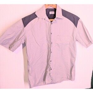 Marc O’Polo Polo Shirt Men Size L  Regular Fit Short Sleeve Collared Gray (854m)